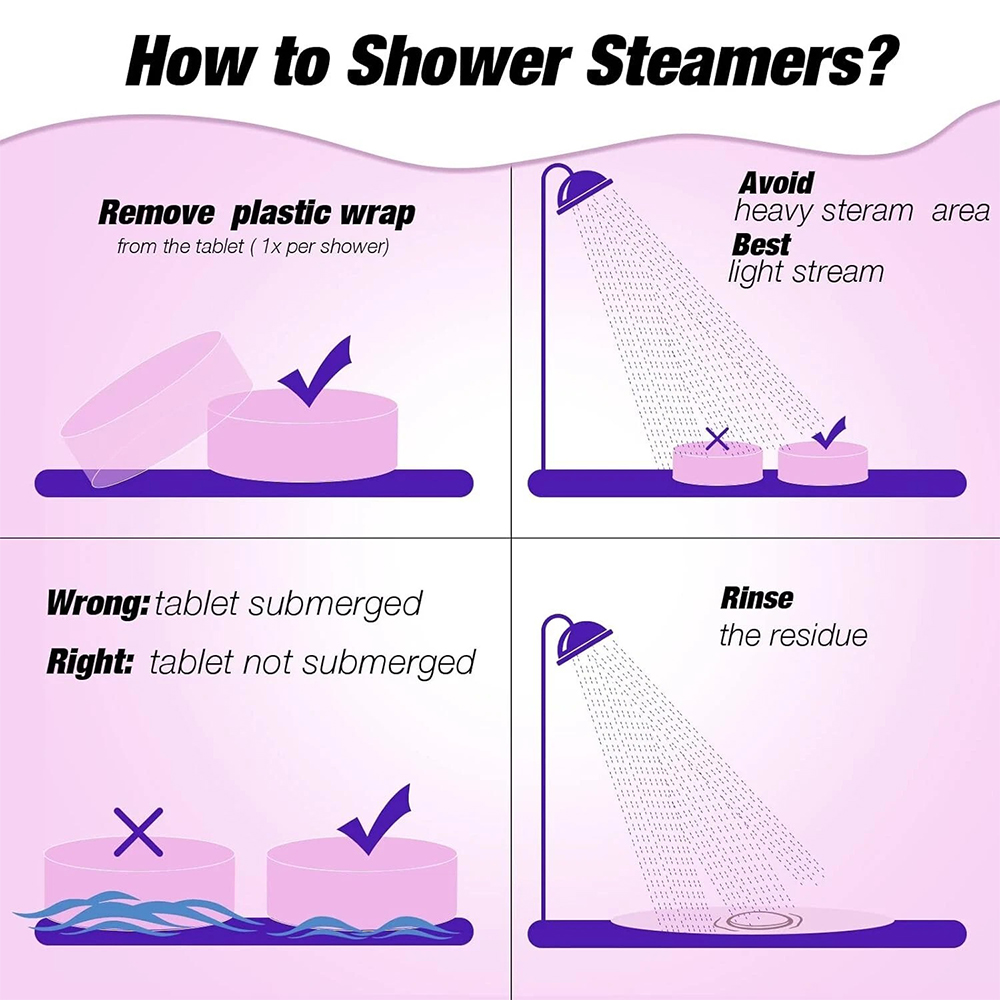 Gambar produk Biutte.co Tablet Aromaterapi Shower Steamer Eucalyptus Lavender 10 PCS - L100