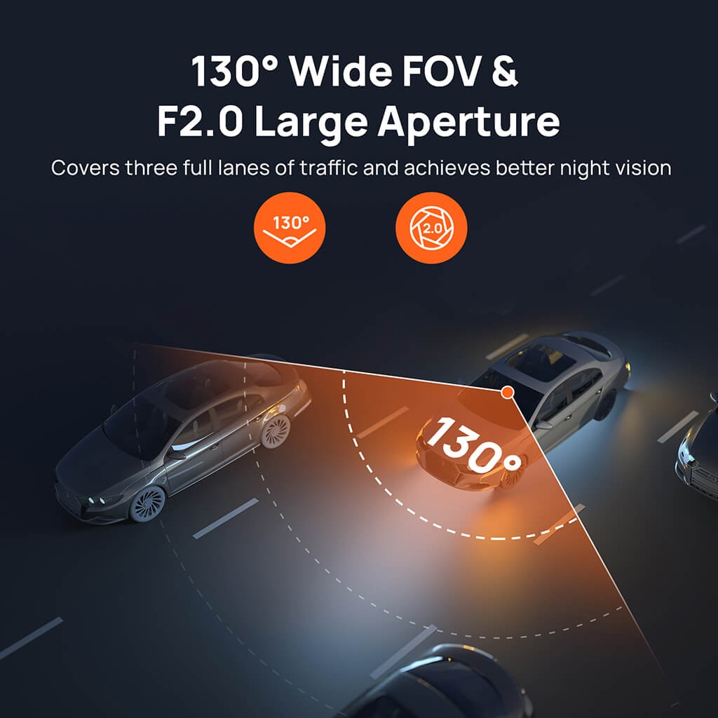 Gambar produk 70mai Kamera Mobil Dash Cam Voice Control LED Indicator 3MP 2K Type C - M310