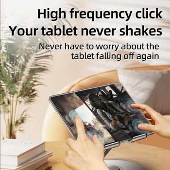 Gambar produk VIKEFON Tablet Holder Stand Foldable 360 Rotation Aluminium Foldable - P50