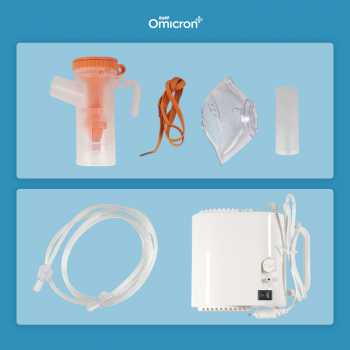 Gambar produk TaffOmicron Alat Terapi Pernapasan Compressor Nebulizer Inhaler - RAK362