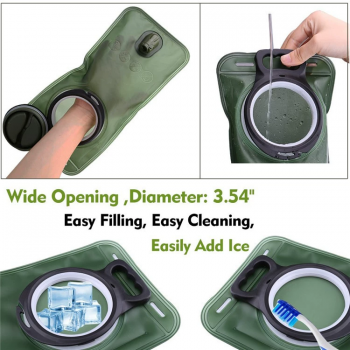 Gambar produk TaffSPORT Kantong Botol Minum Lipat TPU Foldable Water Bag 2L - TF200G