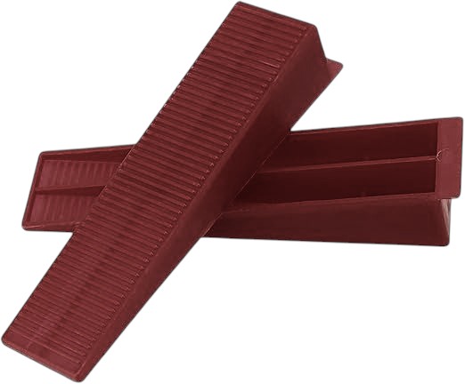 Gambar produk Yueqing Alat Perata Keramik Wedge Tile Leveler Floor Spacers 100 PCS 84.5x22x16mm - TW-85A/TW-85B/TW-86A/TW-86B/TW-90A