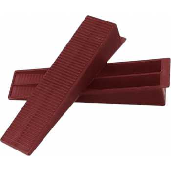 Gambar produk Yueqing Alat Perata Keramik Wedge Tile Leveler Floor Spacers 100 PCS 84.5x22x16mm - TW-85A/TW-85B/TW-86A/TW-86B/TW-90A