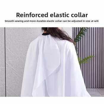 Gambar produk KAPHA Jubah Apron Potong Rambut Transparan Anti Static 1.8x1.4M - K096
