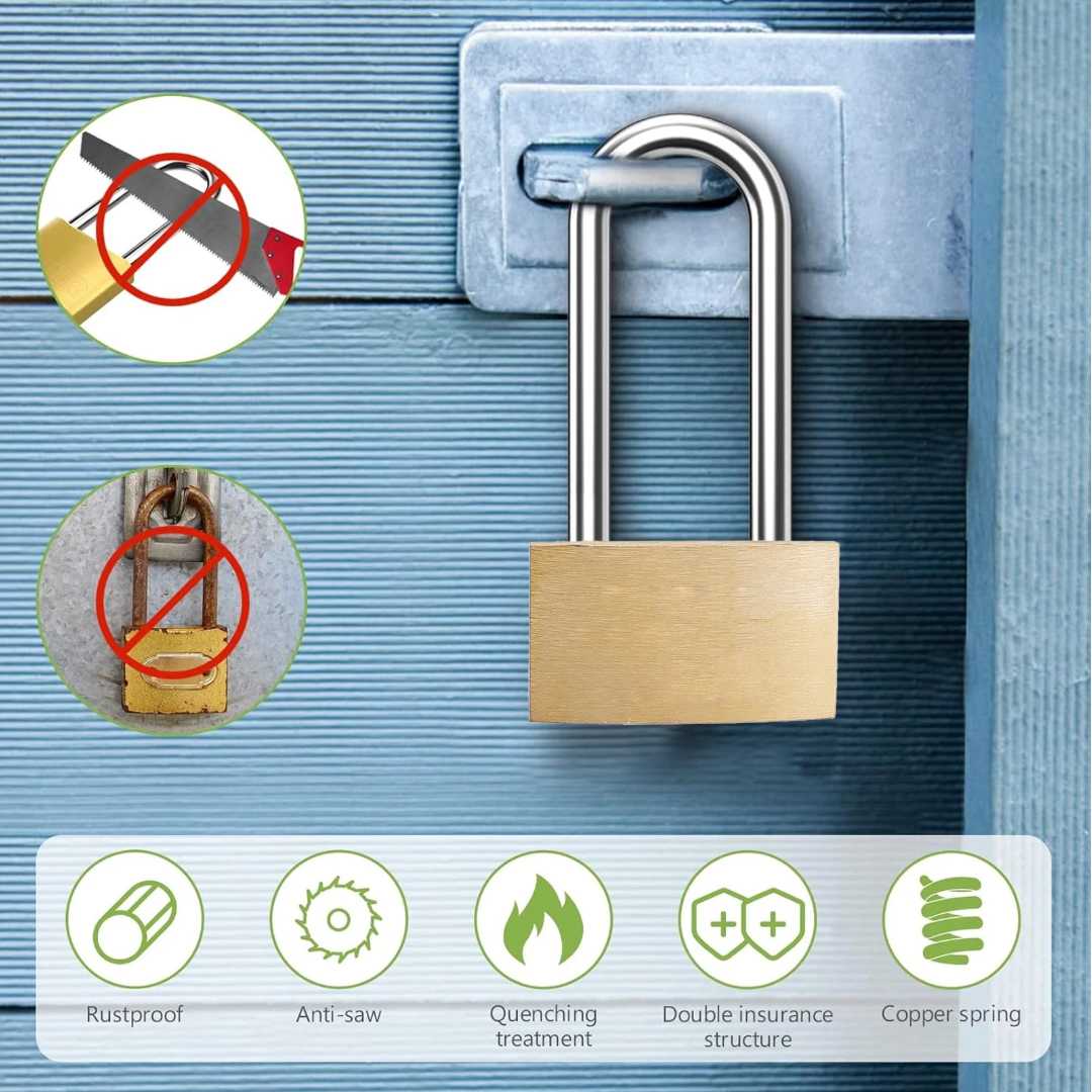 SHXH Gembok Rumah Anti Maling Padlock Copper Lock M - SHX127 Gambar produk SHXH Gembok Rumah Anti Maling Padlock Copper Lock M - SHX127