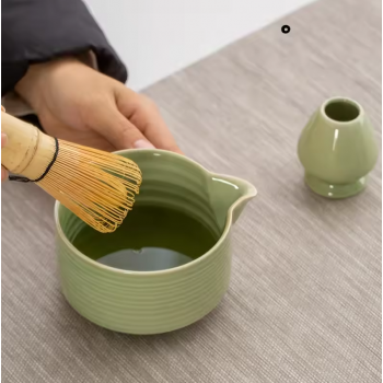 Gambar produk Dreamburgh Matcha Set Chawan Chasen Stand Chashaku Ceramic 500ml 4 PCS - CZ2