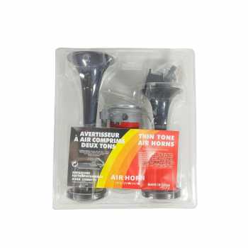 Gambar produk HEYVO Klakson Trompet Motor Mobil Dual Air Horn 178dB 12V - TZ-320