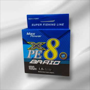 Gambar produk TaffSPORT Senar Pancing PE 8 Braided Strand Fishing Line 100M 1.0 - X8