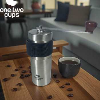 One Two Cups Alat Penggiling Kopi Manual Coffee Grinder Adjustable - ZX-A65