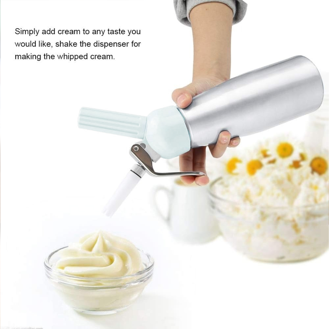 Gambar produk Januel Dispenser Whipped Cream Whipper Dekorasi Kue Aluminium 500ml - Jn14