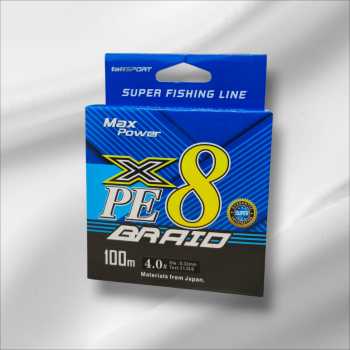 Gambar produk TaffSPORT Senar Pancing PE 8 Braided Strand Fishing Line 100M 4.0 - X8