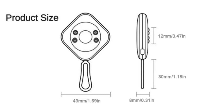 Gambar produk BOWIN Alat Deteksi Kamera Tersembunyi Hidden Camera Detector Anti Spy - K99