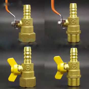 FMA Katup Bola Ball Valve Thread Connector Joint Copper Pipe 1/2 Inch - DN15