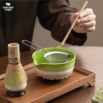 Gambar produk One Two Cups Matcha Set Kit Chasen Chashaku Bamboo 3 PCS - WT03