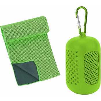 Gambar produk ASOLID Handuk Microfiber Quick Dry Cooling Ice Towel Silicon Case Sedang - AS13