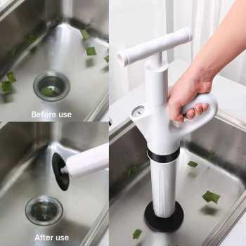 Gambar produk AGGPO Alat Pompa Sedot WC Toilet Plunger High Pressure - A072