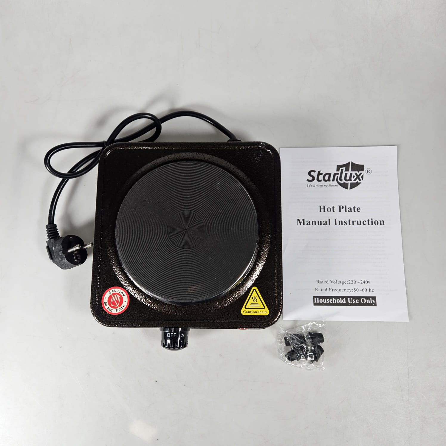Gambar produk Starlux Kompor Listrik 1 Tungku Single Burner Hot Plate 1000W - SHP-5812