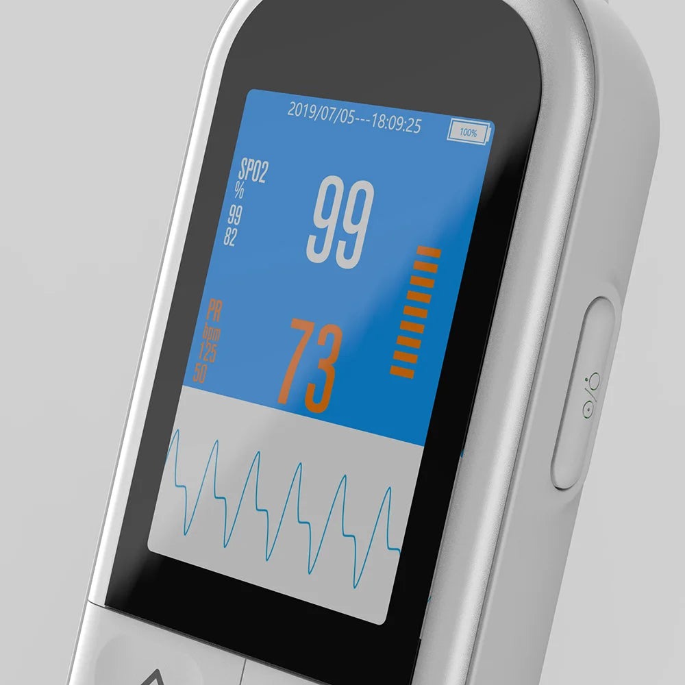 Gambar produk Yonker Handheld Pulse Oximeter Alat Ukur Saturasi Oksigen Darah TFT - YK-820A