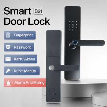 Benzi Smart Door Lock Fingerprint Password Card Cryptography - B21