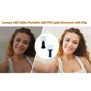 Gambar produk DEVEED Lampu LED Selfie Portable Fill Light Universal with Clip - AY-49J
