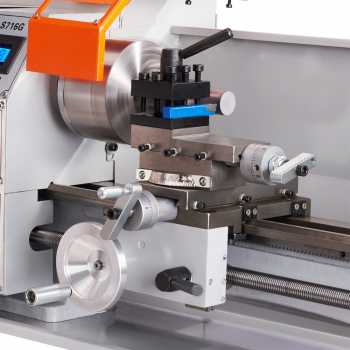 Gambar produk VEVOR Mesin Bubut Mini Lathe Beads Woodworking 2500RPM 450mm 1250W - MX-S450