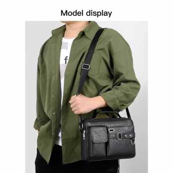 Gambar produk CarlKimu Tas Selempang Pria Kulit PU Leather Shoulder Crossbody Bag - CK-28