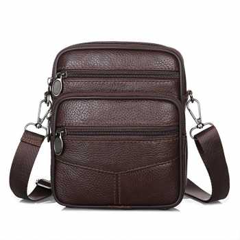 Gambar produk SAKUCI Tas Selempang Pria Kulit PU Leather Shoulder Crossbody Bag - S18