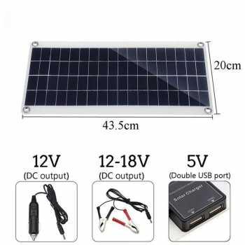 Gambar produk SOLA Solar Panel Polycrystalline Modul DIY Power Bank 18V 10W - SL18V