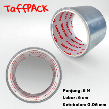 Gambar produk TaffPACK High Temperature Resistant Aluminum Foil Tape Waterproof 5M - FM-TP