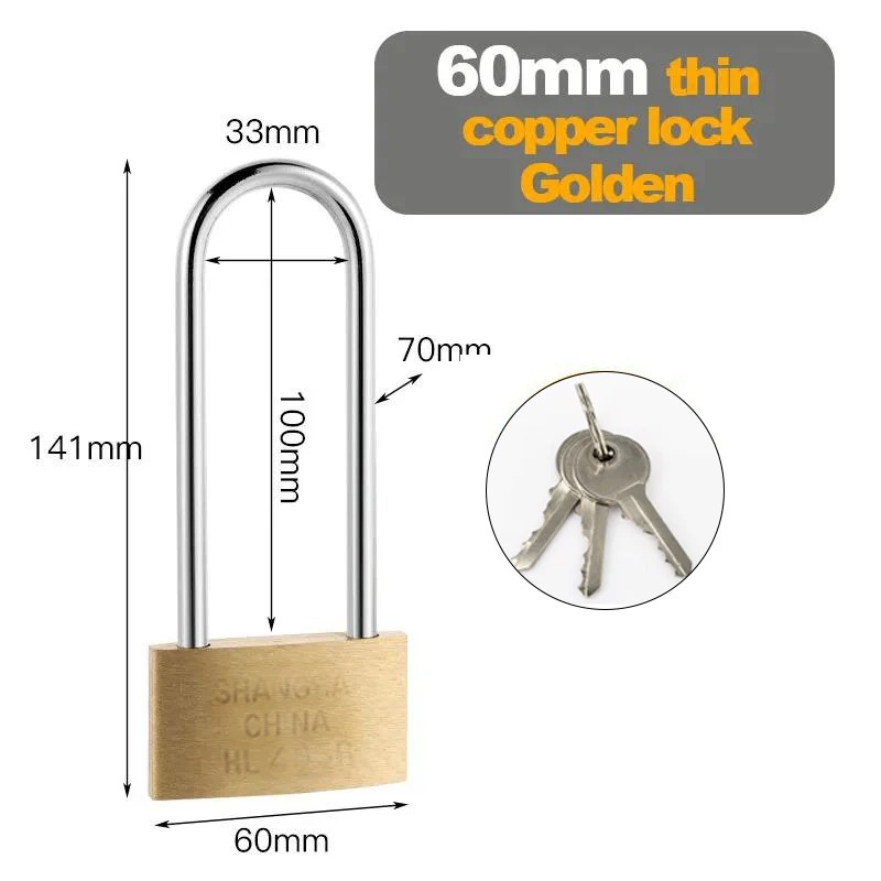Gambar produk SHXH Gembok Rumah Anti Maling Padlock Copper Lock L - SHX127