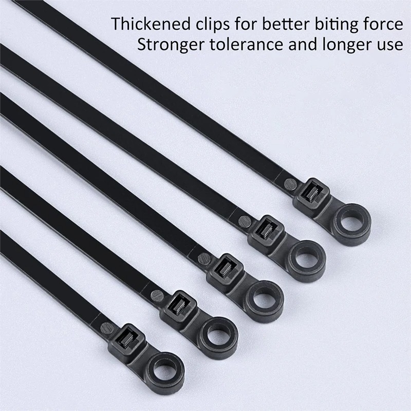 Gambar produk ZIO Kabel Ties Zip Screw Hole Cable Organizer Reusable 4x150mm 100 PCS - Z150