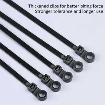 Gambar produk ZIO Kabel Ties Zip Screw Hole Cable Organizer Reusable 4x150mm 100 PCS - Z150