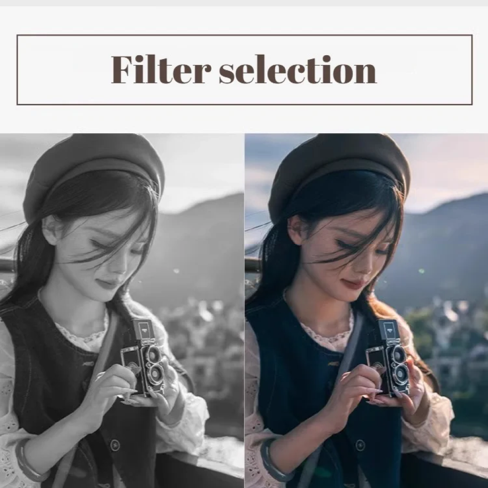 Gambar produk Chuzhao Kamera Vintage Retro Digital Camera Dual Reflex FHD 1080P 12MP - CZ832