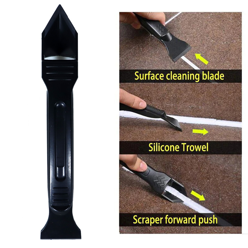 Gambar produk HGHOMEART Set Nozzle Kepala Lem Ubin Caulking Finisher - HG2598