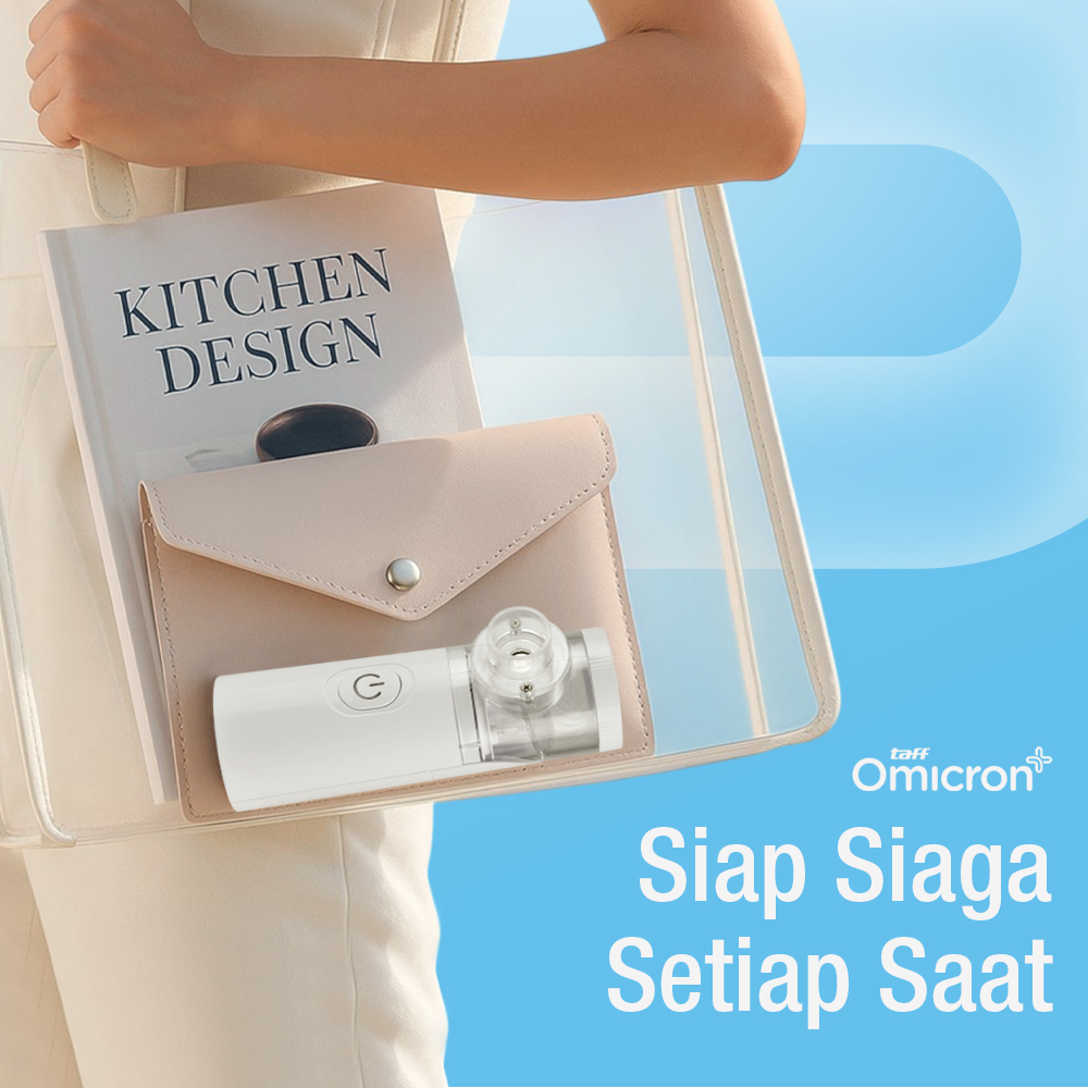 TaffOmicron Alat Terapi Pernapasan Mesh Nebulizer Portable Inhaler - JSL-W301 Gambar produk TaffOmicron Alat Terapi Pernapasan Mesh Nebulizer Portable Inhaler - JSL-W301