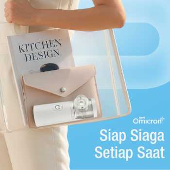 Gambar produk TaffOmicron Alat Terapi Pernapasan Mesh Nebulizer Portable Inhaler - JSL-W301