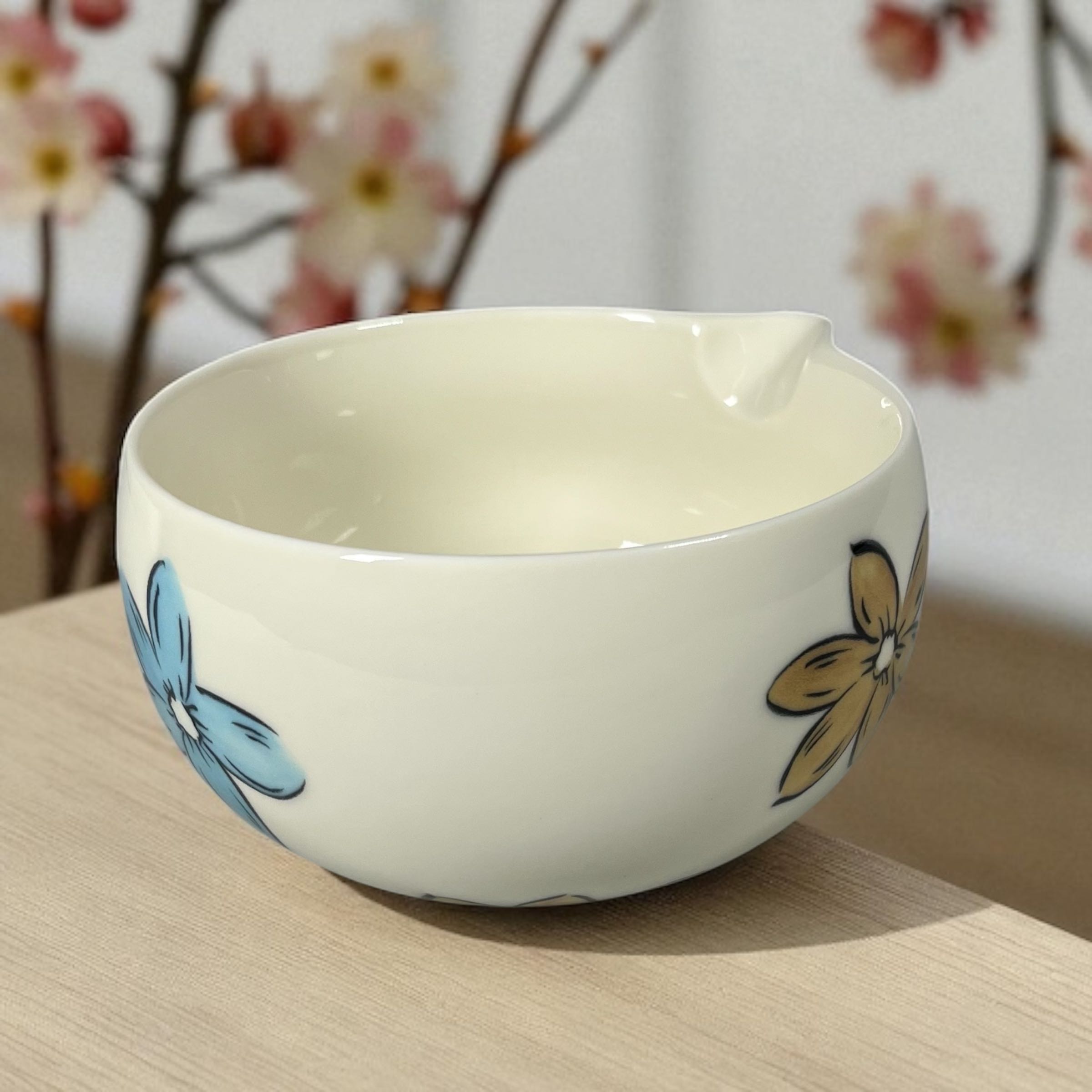 Gambar produk BAKUJIN Mangkuk Matcha Bowl Chawan Single Ceramic 500ml - B-500