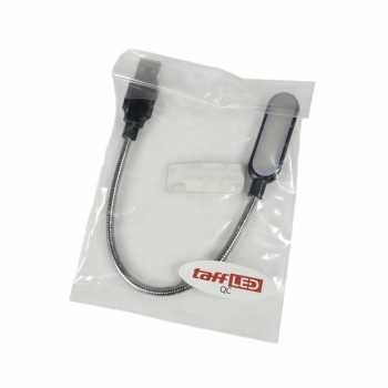 Gambar produk TaffLED Lampu Baca Mini LED Reading Lamp Flexible USB Plug 5V 1W Warm White - FM105