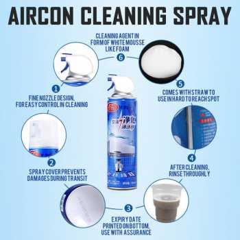 Gambar produk Duer Air Conditioner Cleaner Cleaning Agent Pembersih AC Mobil 500ml - QUY1640