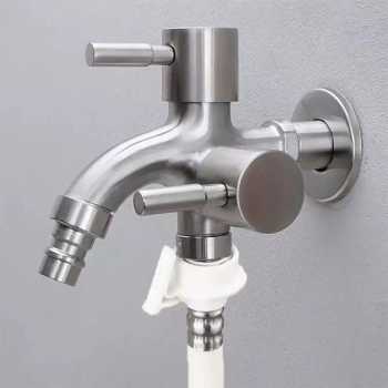 Suiton Keran Air Faucet 2in1 Water Outlet Mop Pool Aluminium - INU169