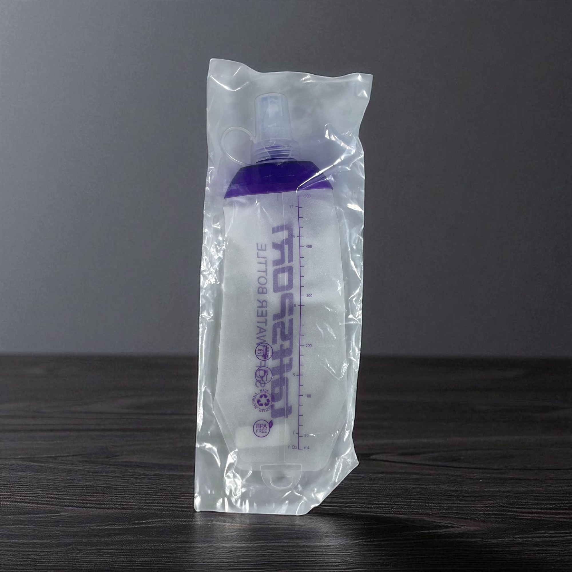 Gambar produk TaffSPORT Botol Minum Soft Flask Foldable Sport Water Bottle TPU 500ml - TF500