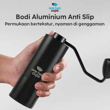 Gambar produk One Two Cups Alat Penggiling Kopi Manual Coffee Grinder Adjustable - JN60