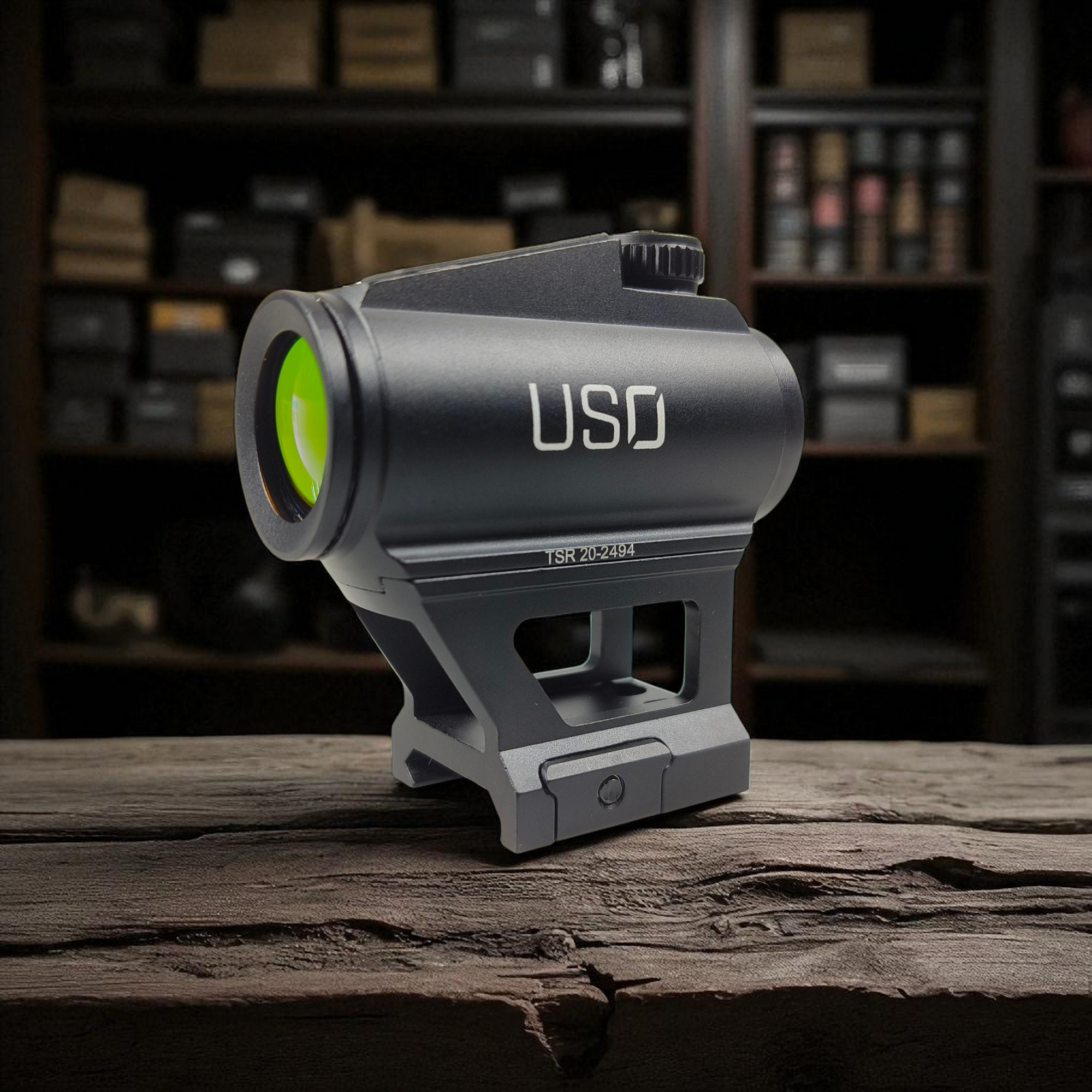 Gambar produk U.S. Optics Red Dot Sight Rifle Tactical Scope Hunting 5 MOA 1x - TSR-1
