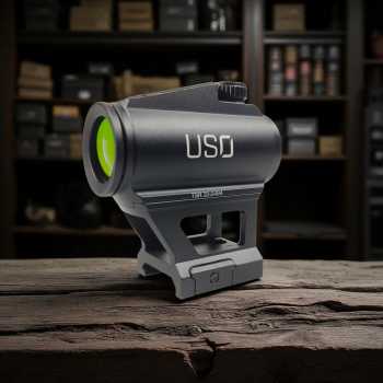 U.S. Optics Red Dot Sight Rifle Tactical Scope Hunting 5 MOA 1x - TSR-1