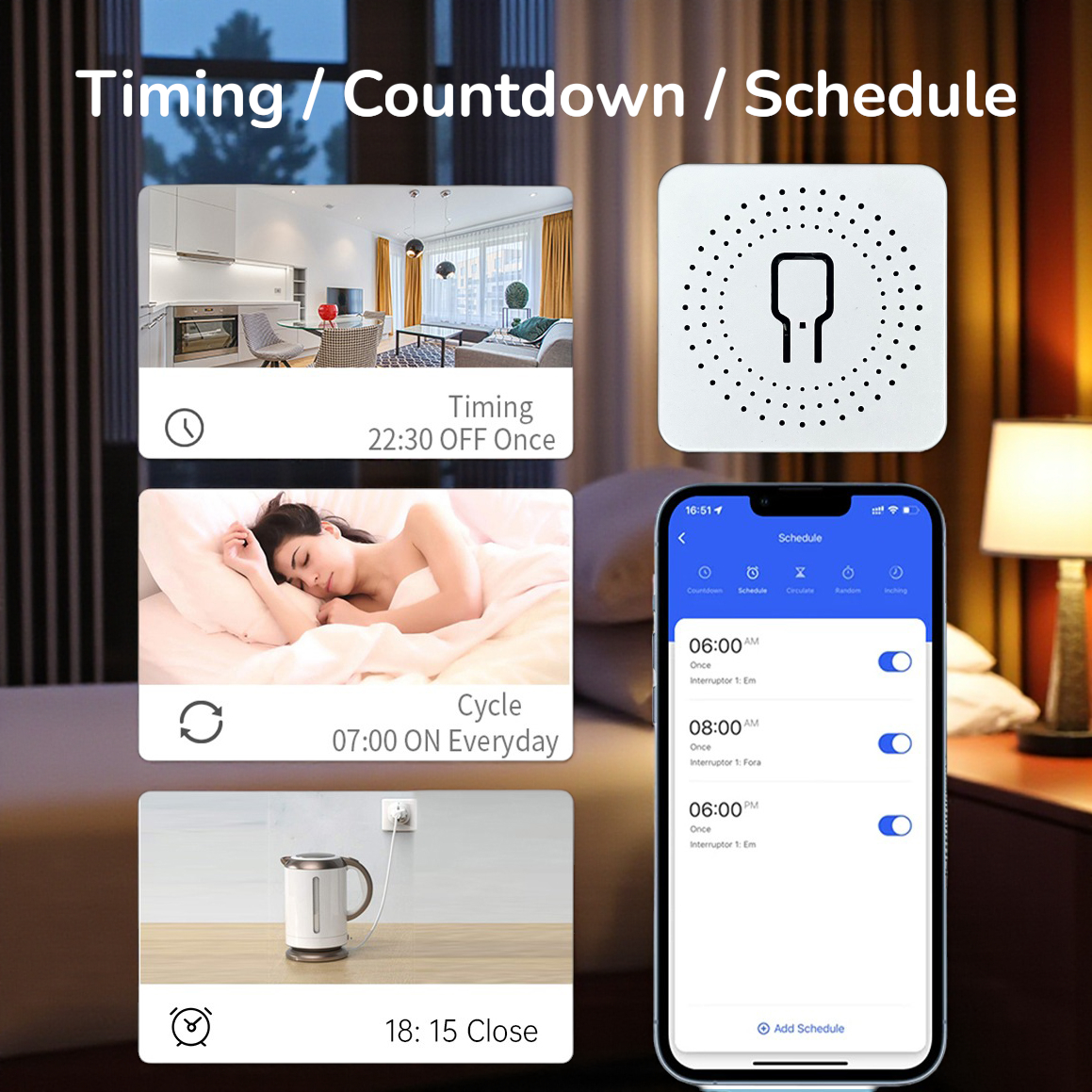 KAIGE Mini Smart Switch ZigBee Tuya 2 Channel Control Module 10A - WHD09-2 Gambar produk KAIGE Mini Smart Switch ZigBee Tuya 2 Channel Control Module 10A - WHD09-2