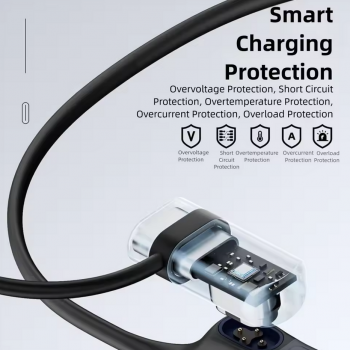 Gambar produk HUXUAN Charger Magnetik USB Type C for Shokz Bone Conduction Earphone 2 Pin - HX11