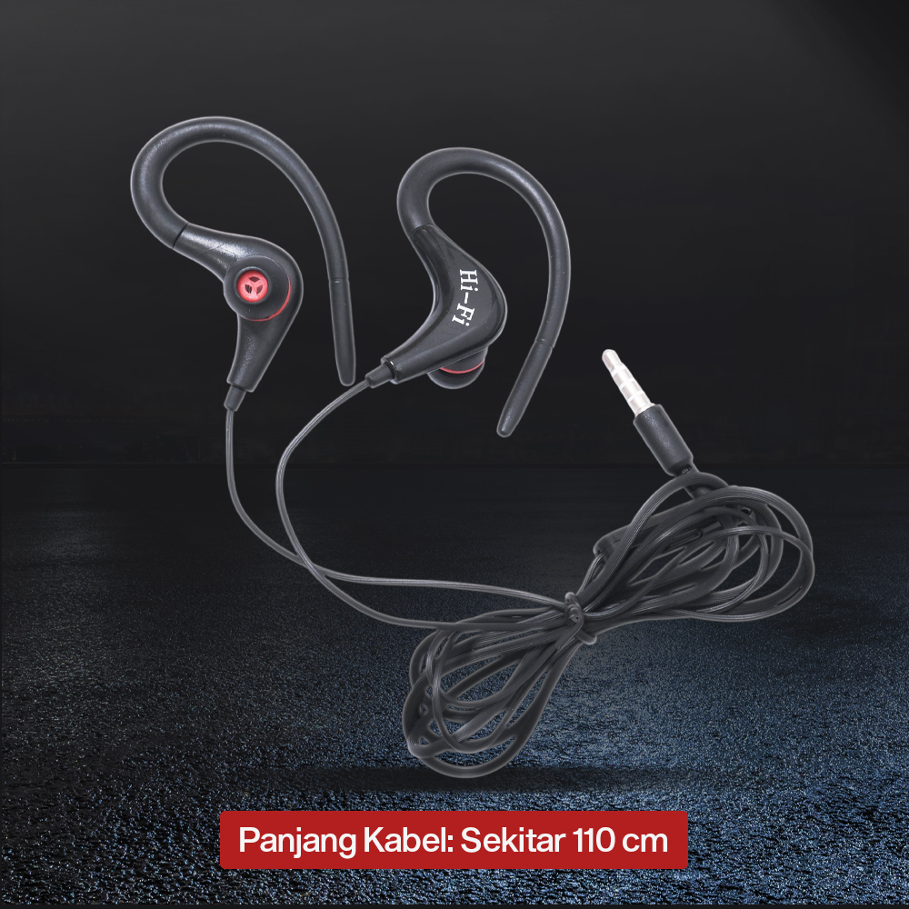 Gambar produk Earphone Sport Extra Bass Handsfree with Microphone - SF-878