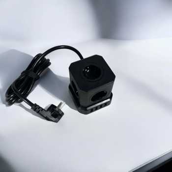 Gambar produk KOOSLA Stop Kontak 5 Lubang AC USB Port EU Plug Powercube 4000W - TP-VE4U5E
