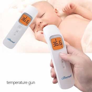 TaffOmicron Termometer Suhu Badan Digital Thermogun Infrared Memory - KF30