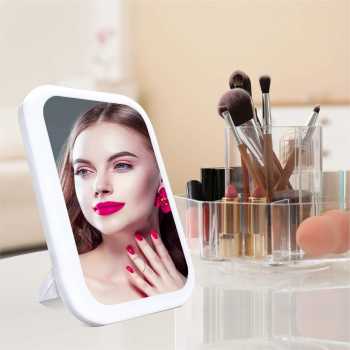 Gambar produk Arma Cermin Rias Rectangular LED Dimmable Desk Mirror 3 Color - INU16